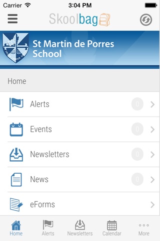 St Martin de Porres - Skoolbag screenshot 2