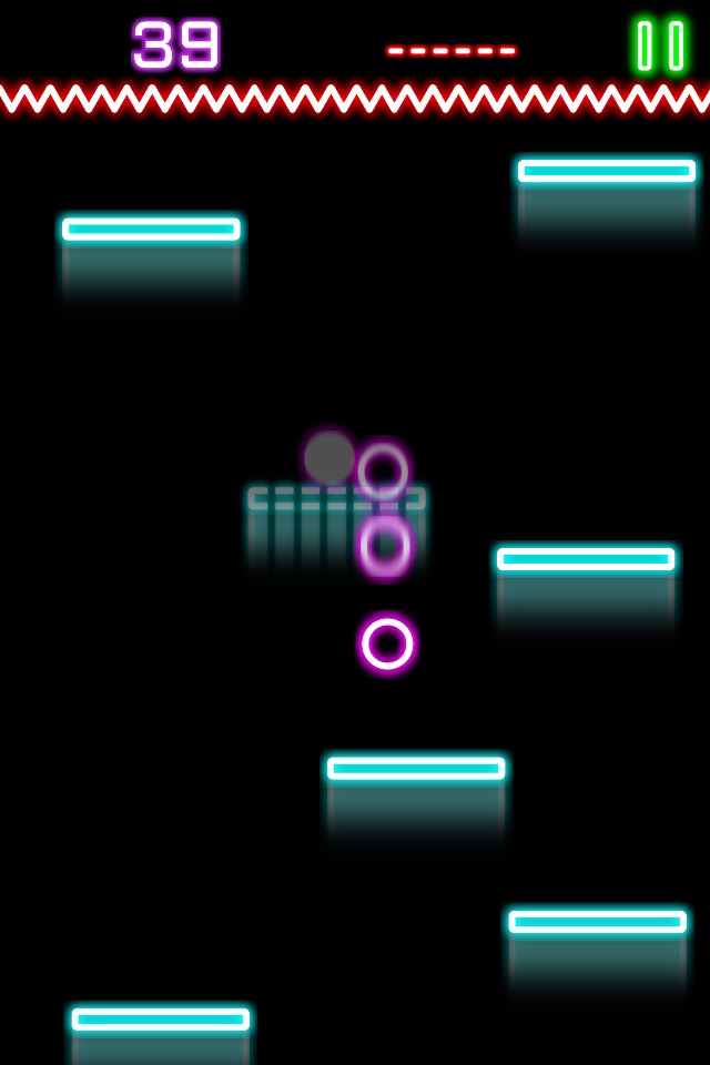 Rock Hero Drop in glowing light shaft scrolling at speed screenshot 4