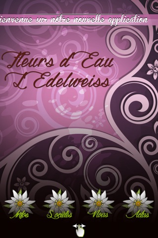 Fleurs d'eau L' edelweiss screenshot 4