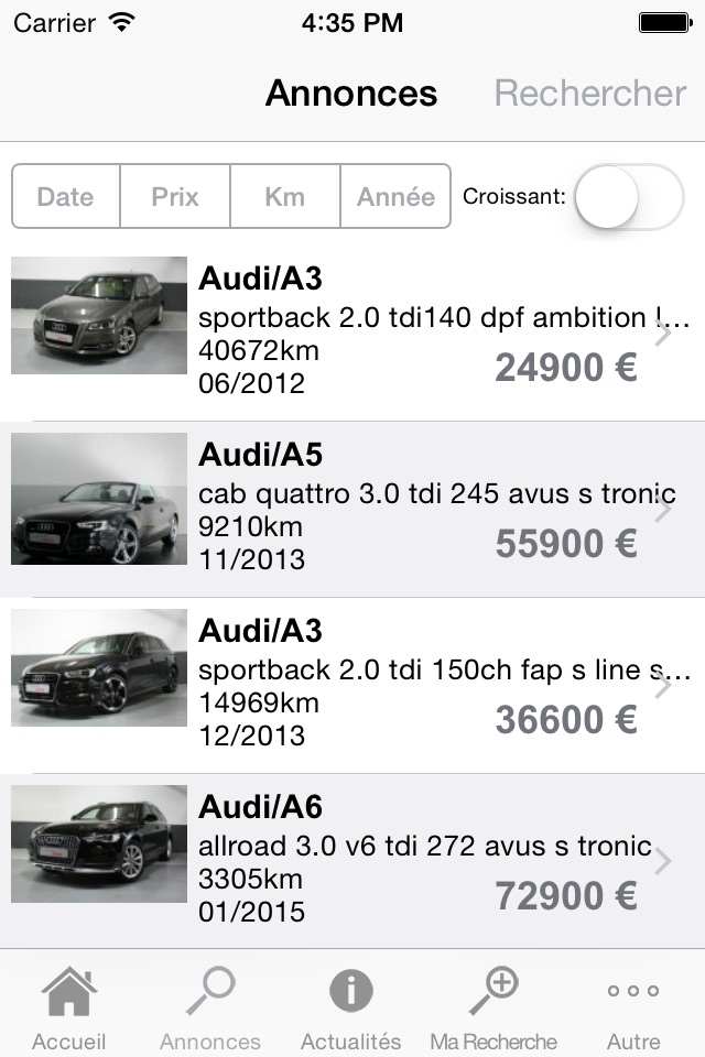 Audi Aliantis screenshot 2