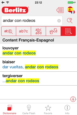 Spanish - French Berlitz Mini Talking Dictionary screenshot 2