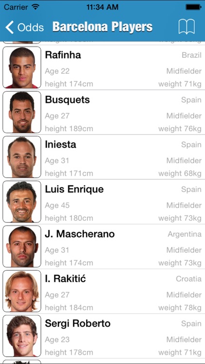 Spanish Football league 2015/16 Odds,Fixtures & Results screenshot-4