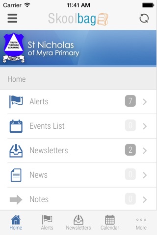 St Nicholas of Myra Primary - Skoolbag screenshot 2