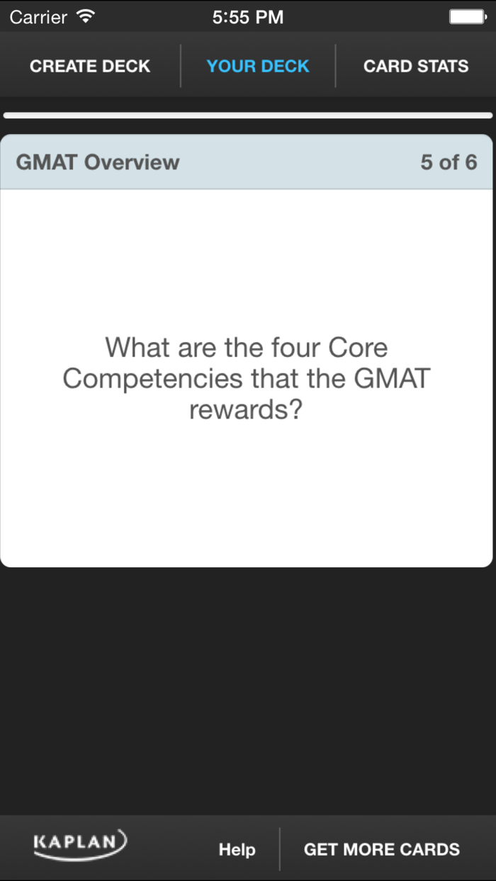 GMAT® Flashcards by Kaplan