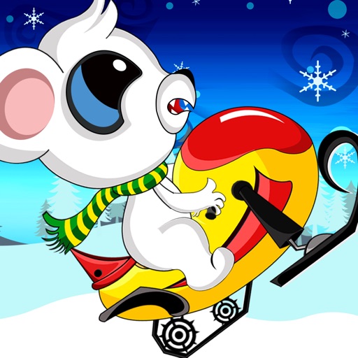 Snow Mobile Bear: The Magical Winter Fun Ride - Gold icon