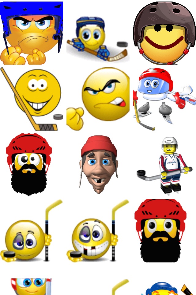 Free Hockey Emojis screenshot 2