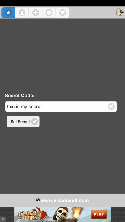 Secret Safe Contacts