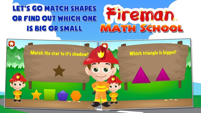 Fireman Math School: Toddler and Preschool Kids Learning Gam(圖4)-速報App