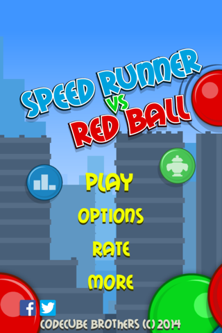 Speed Runner vs Red Ball FREE screenshot 4