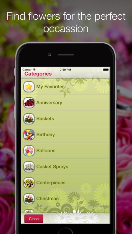 Mobile Florist: Flower Delivery - Order & Send Fresh Flowers from Anywhere using Local Florists! screenshot-3
