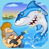Angry Shark Attack - Hungry Fish Hunting in Deep Blue Sea
