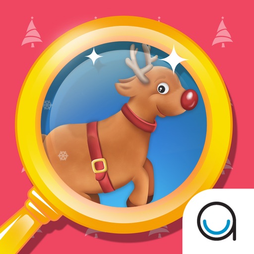 Santa Little Helper - Hidden Objects  Scanning - Teaching Animal Names and Sounds for Montessori FREE