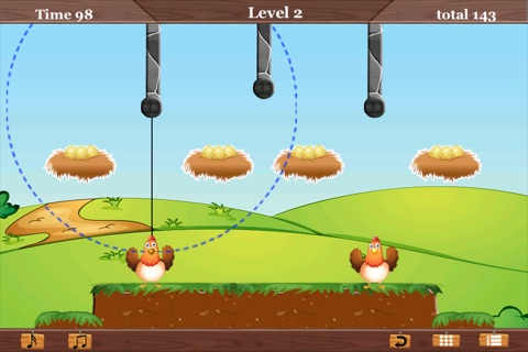 Swing The Rope - Chicken Escape Rush PRO screenshot 2