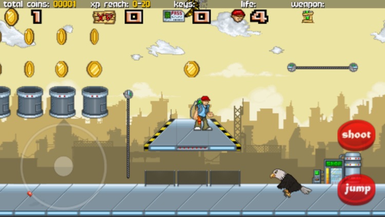 Marty McBlast - Platformer Game with Upgradable Guns