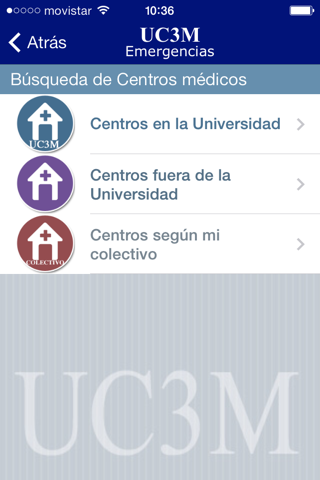 Emergencias UC3M screenshot 2