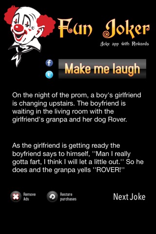 Fun Joker Pro : humourous plus funny jokes app screenshot 4