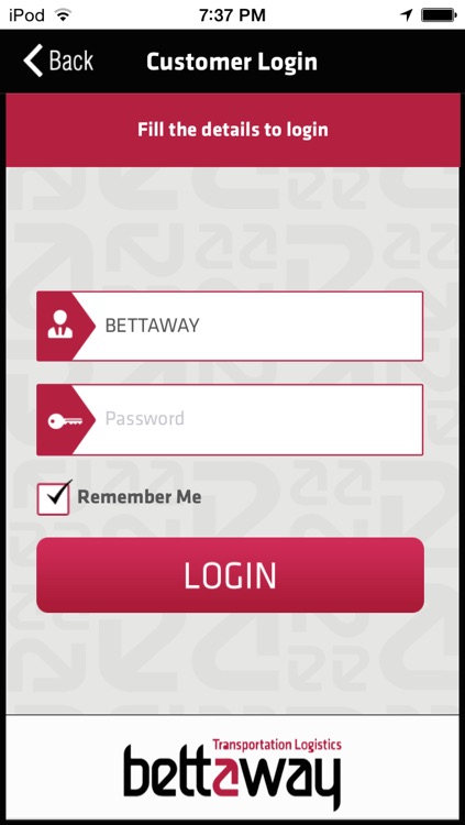 Bettaway Logistics – Customer App / Portal