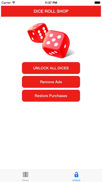 DICE ROLL APP