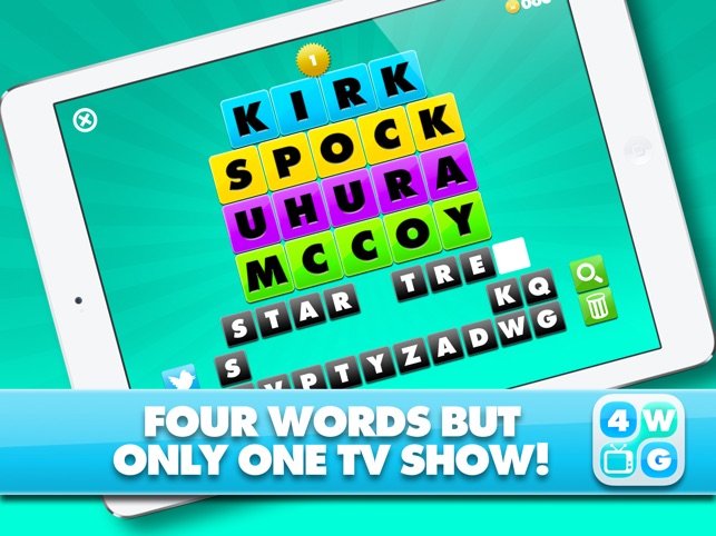 4 Word TV Game HD - Find the link and gu