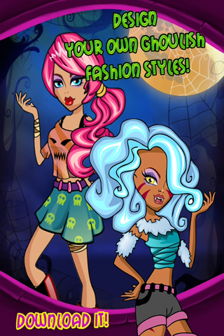 Monster Girls Fashion Beauty Makeover & Dress Up: Style the Fashionistas screenshot 3