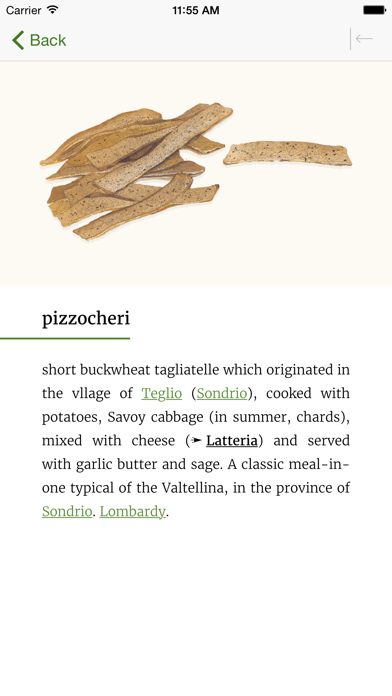 Italian Regional Cooking Dictionary Screenshot 2