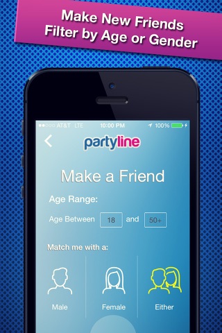 PartyLine Voice Chat, Meet Friends, New People screenshot 2