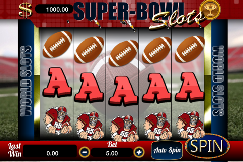 AAA Super Sunday Football Slots (Patriots Champion Bowl Edition) - Free Casino Jackpot Machine screenshot 2