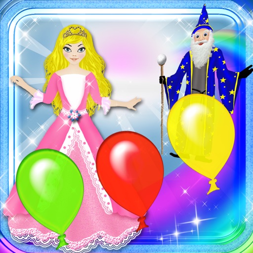 123 Learn Colors Magical Kingdom - Balloons Learning Experience Catch Game icon