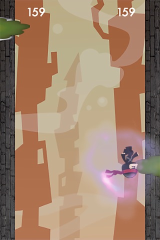 Ninja Sprung An Der Vertikal Wand screenshot 2