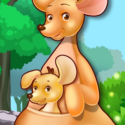 Little Kangaroo Mommy's New Baby Care: Newborn Animal Kids Game Icon