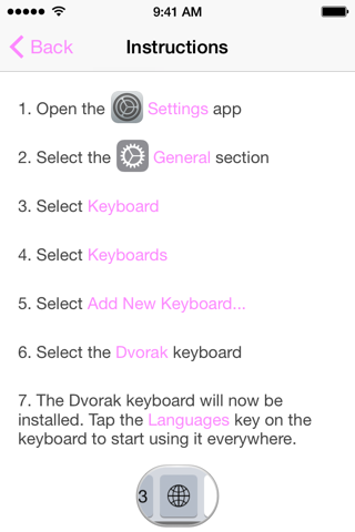 Pink Keyboard Extension screenshot 4