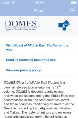 Digest of Middle East Studies screenshot 4