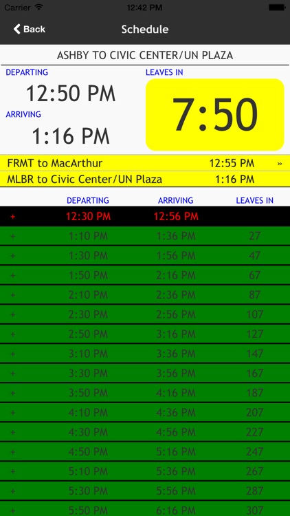 Trip Traq BART screenshot-3
