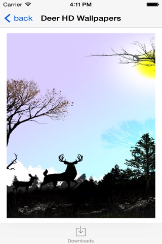 Deer HD Wallpaper for iPhone screenshot 2