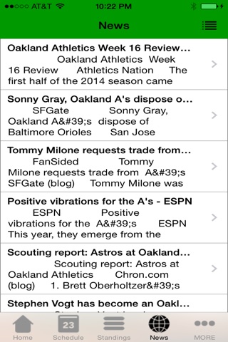 Oakland Baseball - an Athletics News App screenshot 2