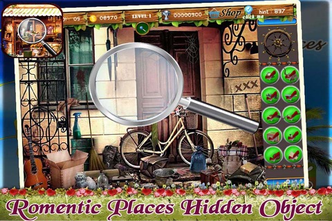 Hidden Object : Romantic Places screenshot 3