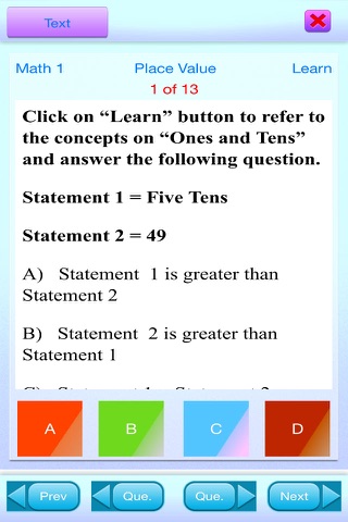 QVprep Math Grade 1 screenshot 4