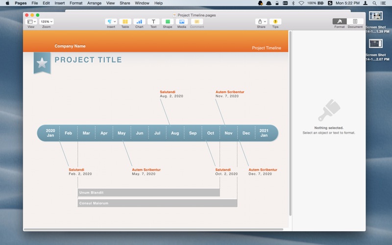 Templates for iWork-Pages thumbnail 2