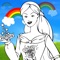 Little Princess Coloring - Learn Free Amazing HD Paint & Educational Activities for Toddlers, Pre School & Kindergarten Kids