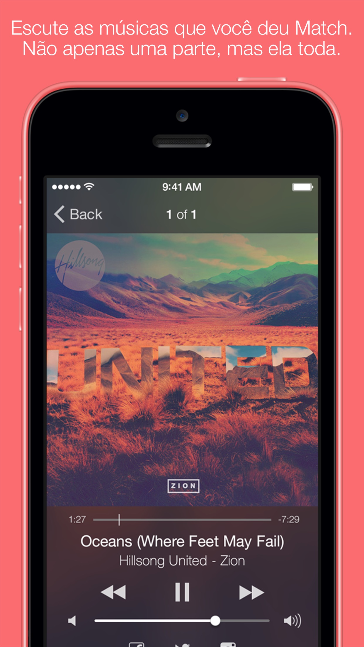 Screenshot do app Match by SoundShare