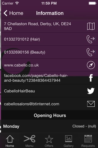 Cabello Hair & Beauty screenshot 3