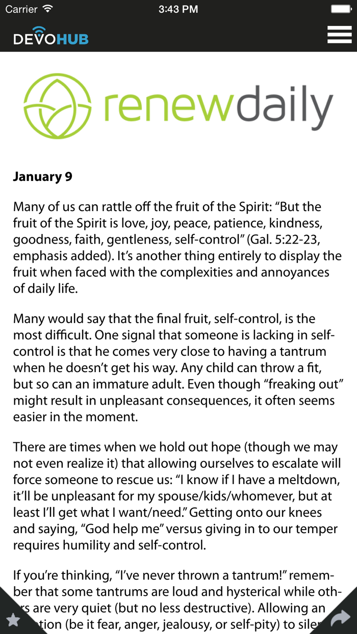 DevoHub Daily Devotions