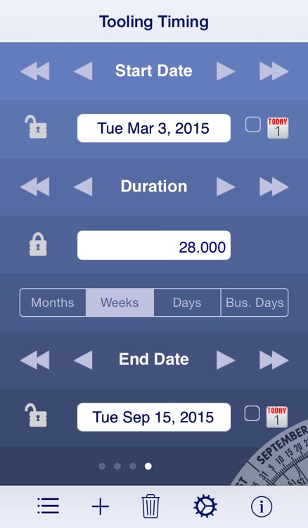 Date Wheel date calculator
