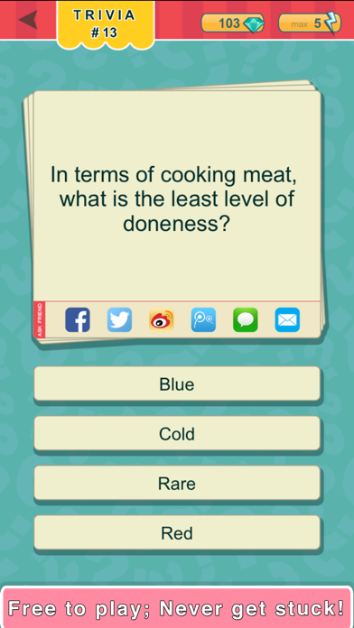 How to cancel & delete Trivia Quest™ Food & Drink - trivia questions from iphone & ipad 4