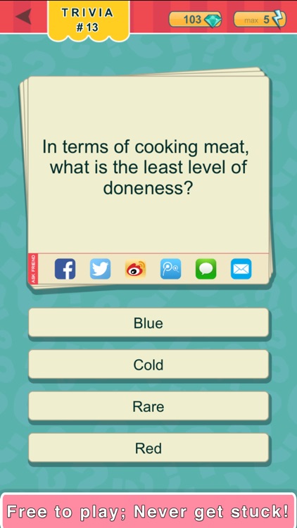 Trivia Quest™ Food & Drink - trivia questions screenshot-3