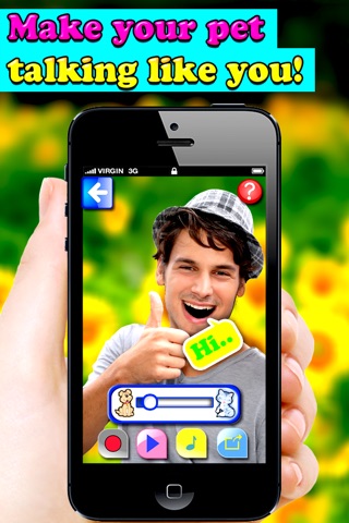 My Talking pet Booth: Create funny face talk like a pet & Make them alive! screenshot 3