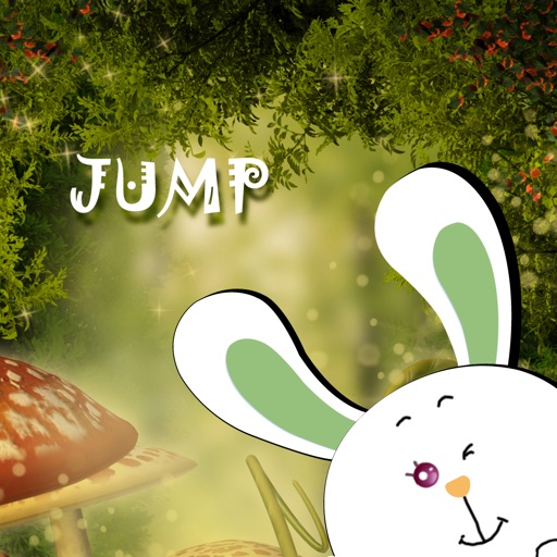 White Rabbit Jump Jump Icon