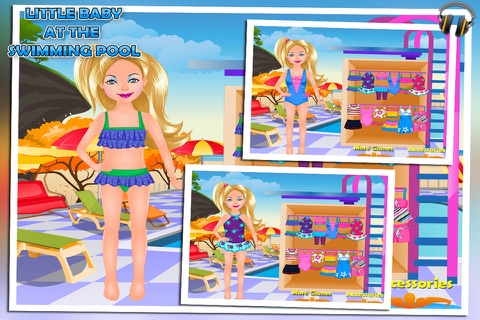 Little Baby At The Swimming Pool screenshot 4