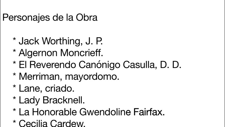 La importancia de llamarse Ernesto screenshot-3