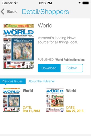 World Publications screenshot 2
